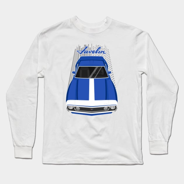 AMC Javelin AMX - Olympic Blue Long Sleeve T-Shirt by V8social